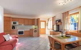 Wohnküche in der Suite Frühling